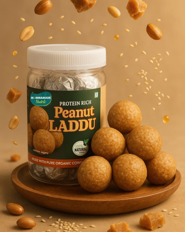 Protein-Rich Peanut Laddu for Kids & Family | Natural Snack with Jaggery & Sesame