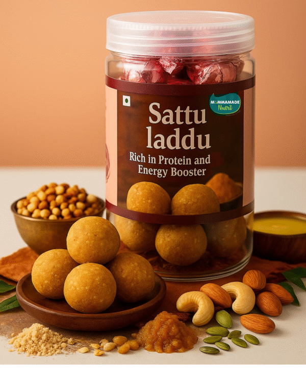 Traditional Sattu Laddu – High Protein & Energy Booster Snack for Kids & Adults - Image 2