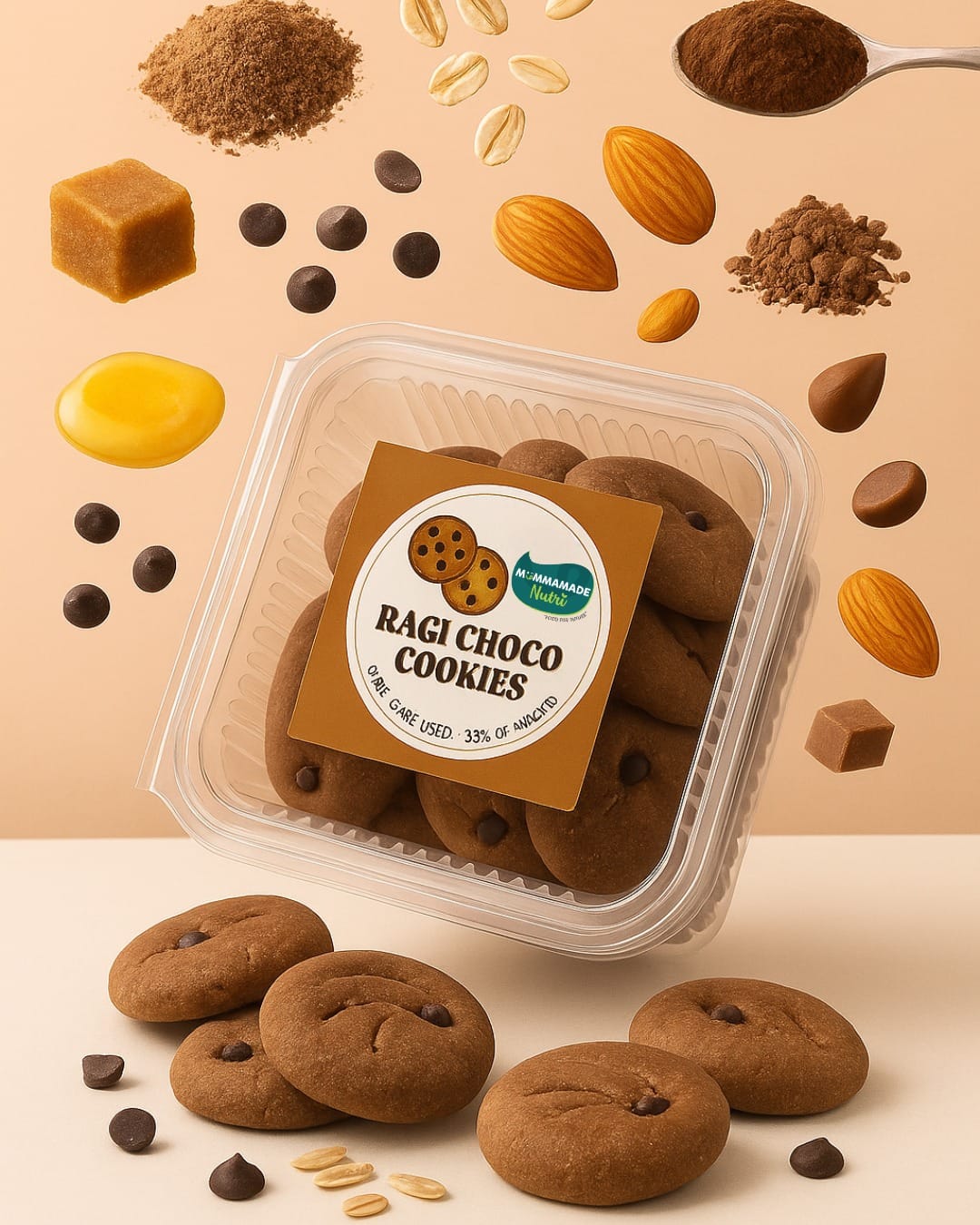Wholesome Ragi Choco Cookies for Kids – Guilt-Free, Chocolatey Delight with Superfoods